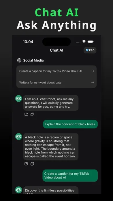 Chat AI - Genie Assistant Bot سکرین شاٹس