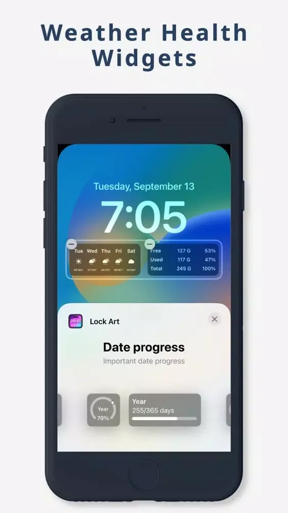 Lock Art - Lock Screen Widgets スクリーンショット