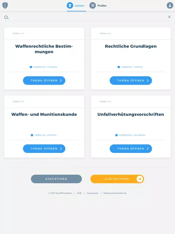 Waffensachkunde Sportschütze iPad  스크린샷