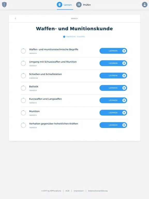Waffensachkunde Sportschütze iPad  스크린샷