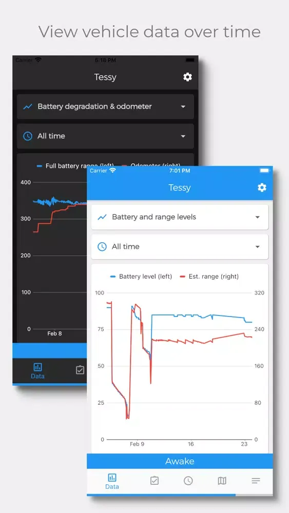 Capturas de tela do Bestla - Companion for Tesla
