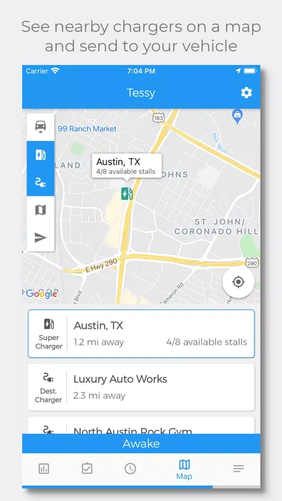 Capturas de tela do Bestla - Companion for Tesla