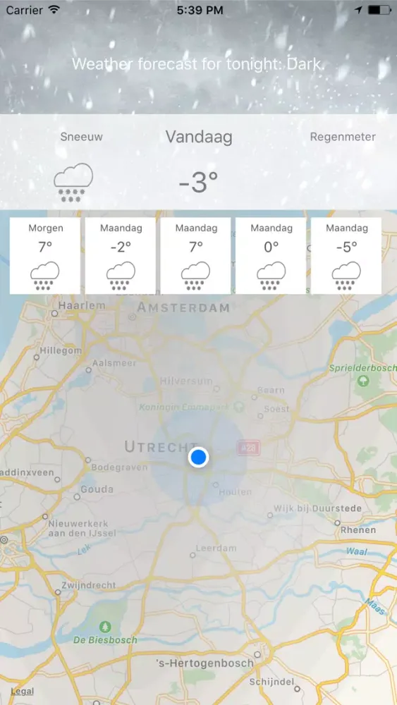 MooiWeer スクリーンショット