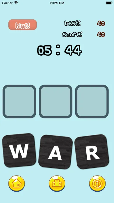 Zrzuty ekranu Word Swap Puzzle