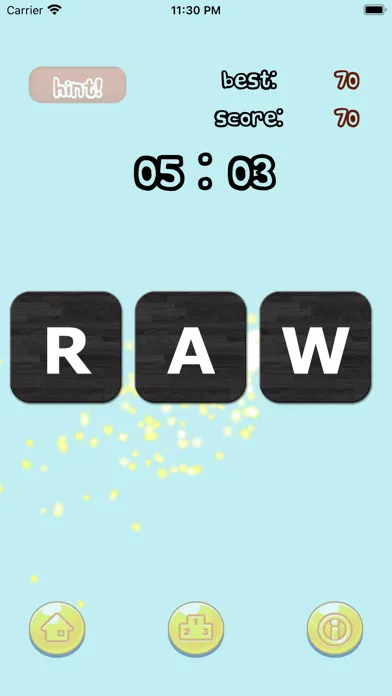 Zrzuty ekranu Word Swap Puzzle
