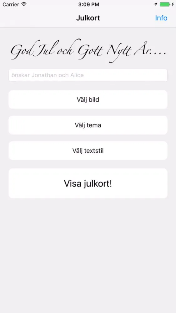 Julkort 스크린샷