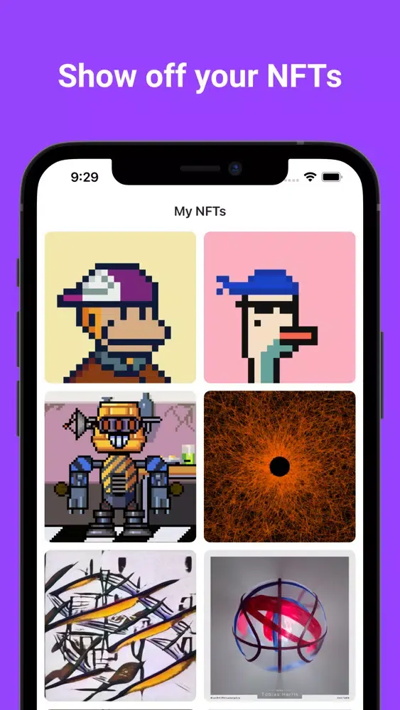 Tangkapan layar NFT Portfolio