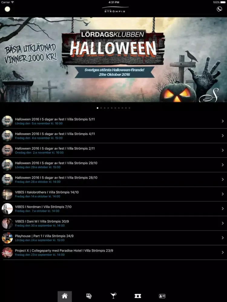 Villa Strömpis iPad  Screenshots
