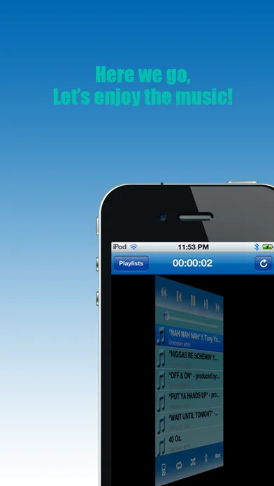 BlueMusic - "Open local music in other apps" سکرین شاٹس