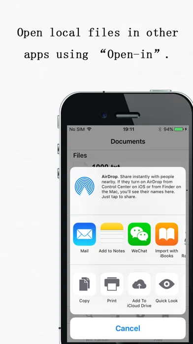 iFlashDrive "File Transferrer" स्क्रीनशॉट