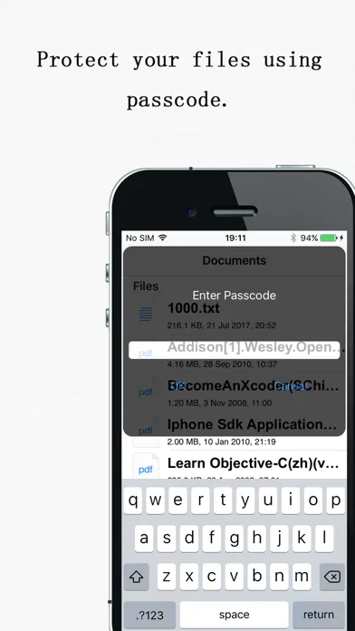 iFlashDrive "File Transferrer" स्क्रीनशॉट