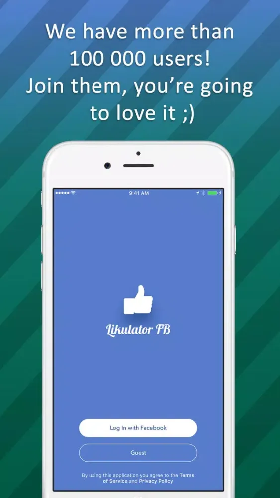 Screenshot di Likulator for Facebook