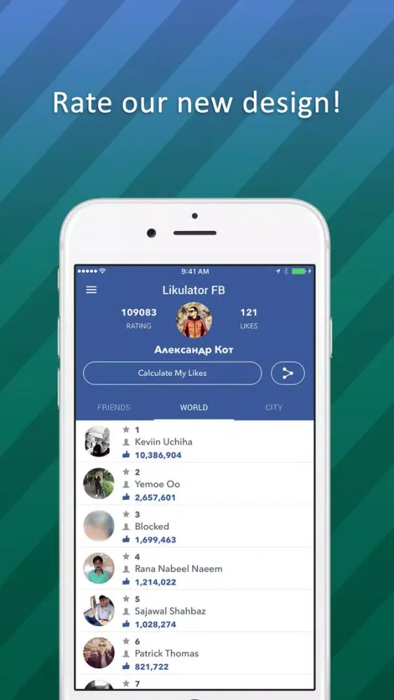 Screenshot di Likulator for Facebook
