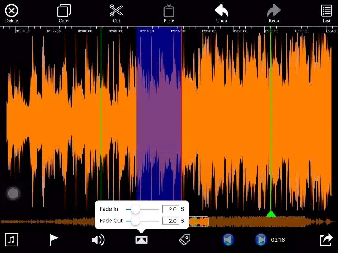 Tangkapan skrin Audio Trim & Audio Split Edit Pro iPad 