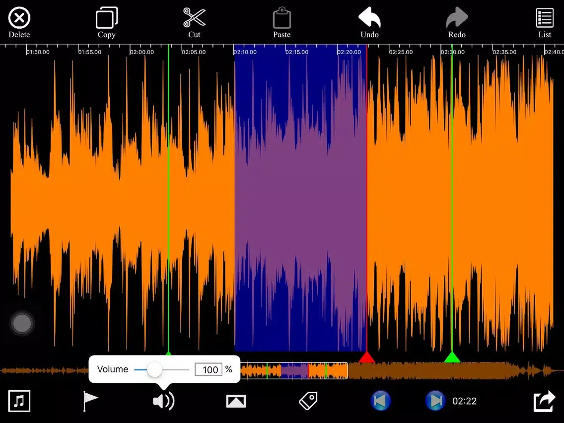 Tangkapan skrin Audio Trim & Audio Split Edit Pro iPad 