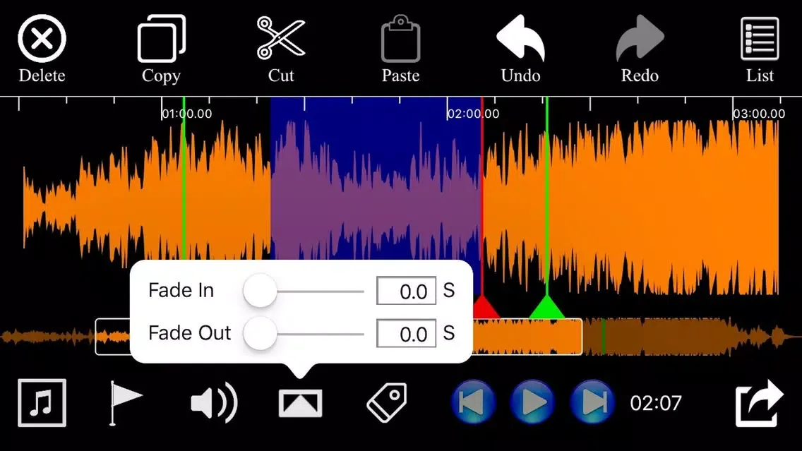 Tangkapan skrin Audio Trim & Audio Split Edit Pro