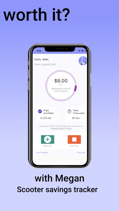 Screenshot di Megan - Your Scooter Savings