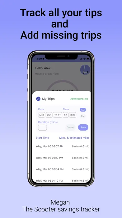 Screenshot di Megan - Your Scooter Savings
