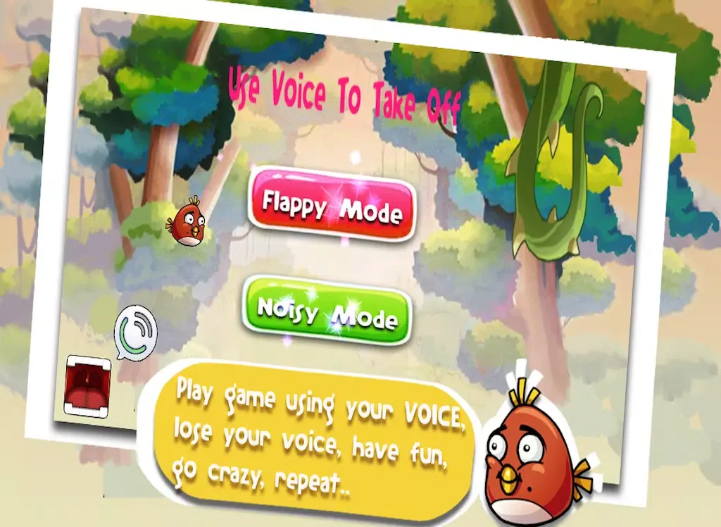 Скриншоты World's Most Annoying Game - No Tap, No Click, Pure Sound Controlled, Make That Bird Fly iPad 