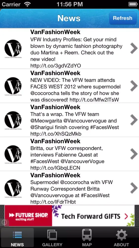 Vancouver Fashion Week スクリーンショット
