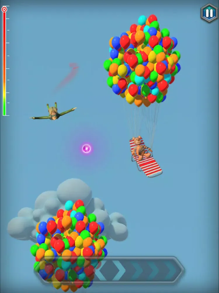 Ảnh chụp màn hình của Jumping Jack's Skydive iPad 