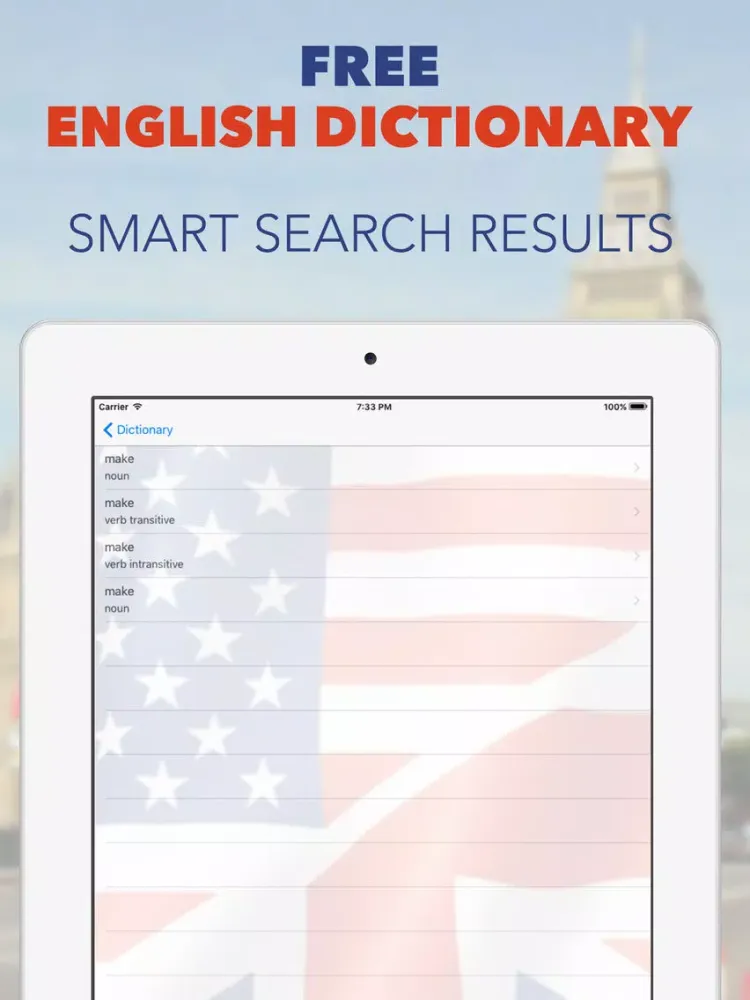 Скриншоты English Dictionary ! High Quality Free online Dictionary iPad 