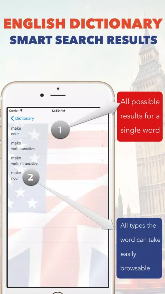 Скриншоты English Dictionary ! High Quality Free online Dictionary