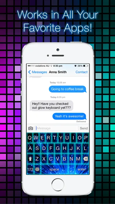 Glow Keyboard Customize Theme स्क्रीनशॉट