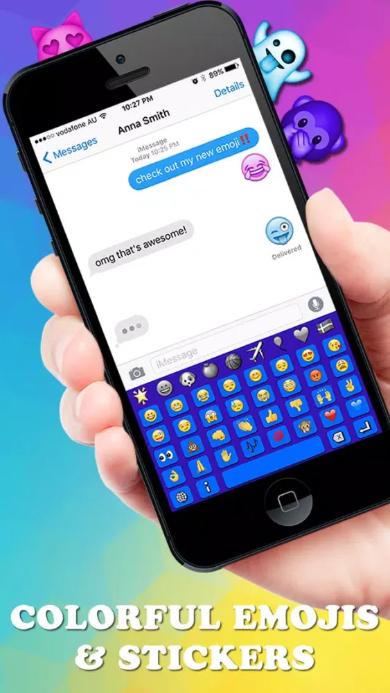 ColorMoji Keyboard - Best Emoji Keyboards سکرین شاٹس