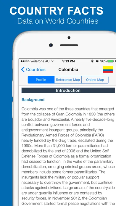 Ảnh chụp màn hình của World Factbook 2023