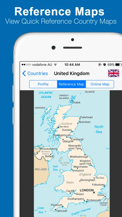 Capturas de pantalla de World Factbook 2023 Pro