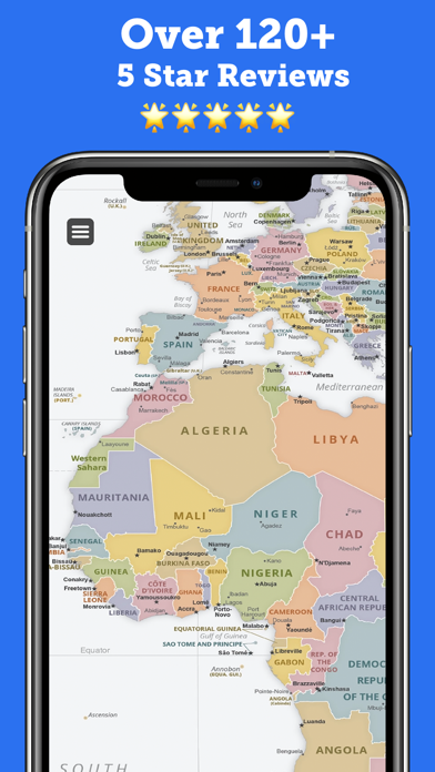 Ảnh chụp màn hình của World Map 2023 Pro