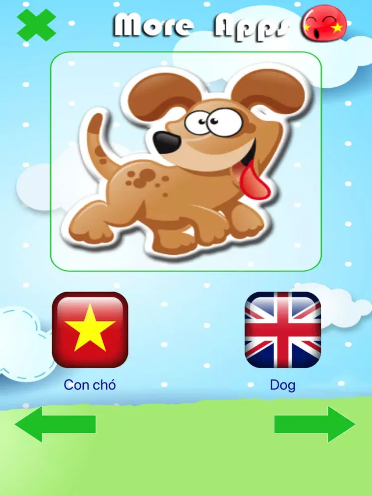 تصاویر Song Ngữ Anh Việt - Từ Vựng EV iPad 