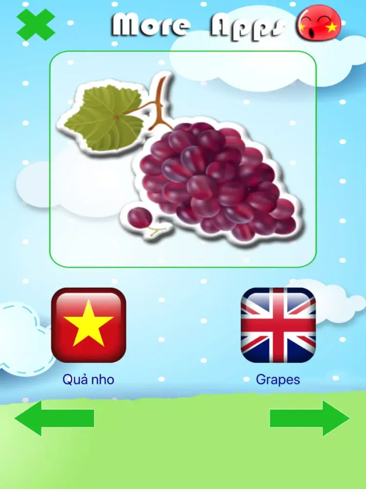 تصاویر Song Ngữ Anh Việt - Từ Vựng EV iPad 