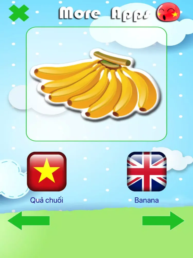 تصاویر Song Ngữ Anh Việt - Từ Vựng EV iPad 