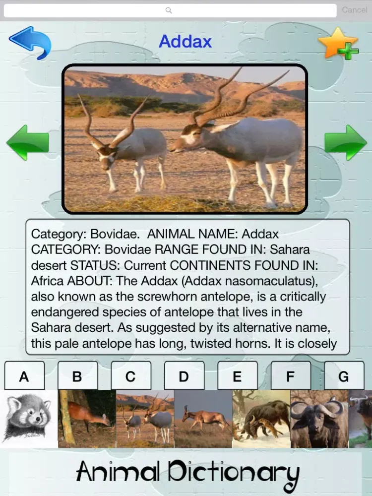 Capturas de tela do Animal Dictionary - Discover The World Of Wild Animals iPad 