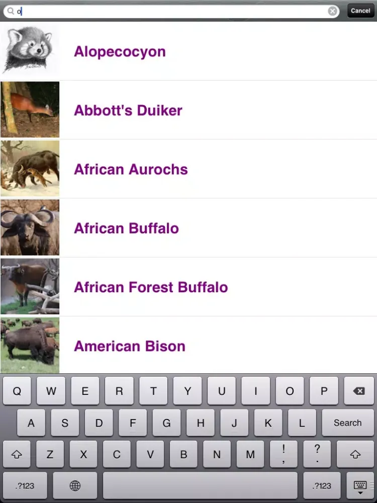 Capturas de tela do Animal Dictionary - Discover The World Of Wild Animals iPad 