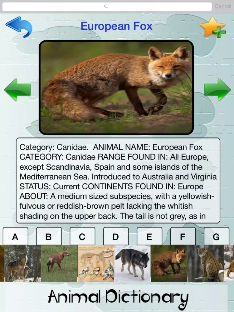 Capturas de tela do Animal Dictionary - Discover The World Of Wild Animals iPad 
