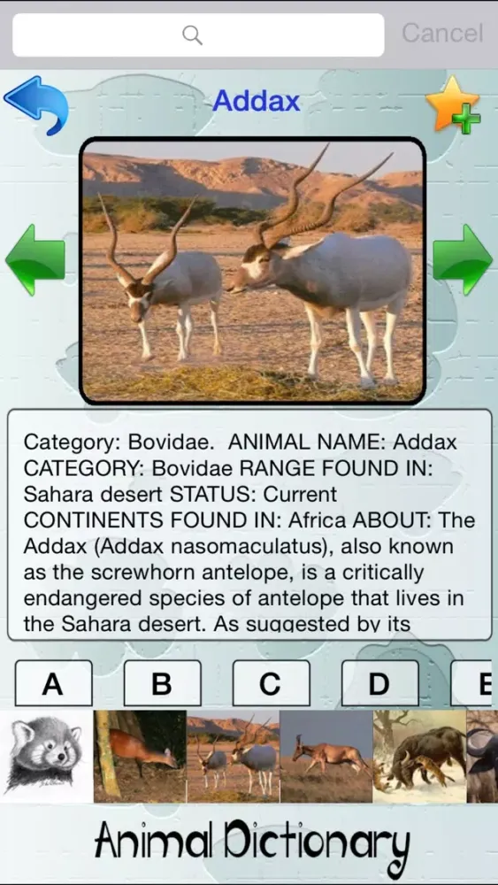Capturas de tela do Animal Dictionary - Discover The World Of Wild Animals
