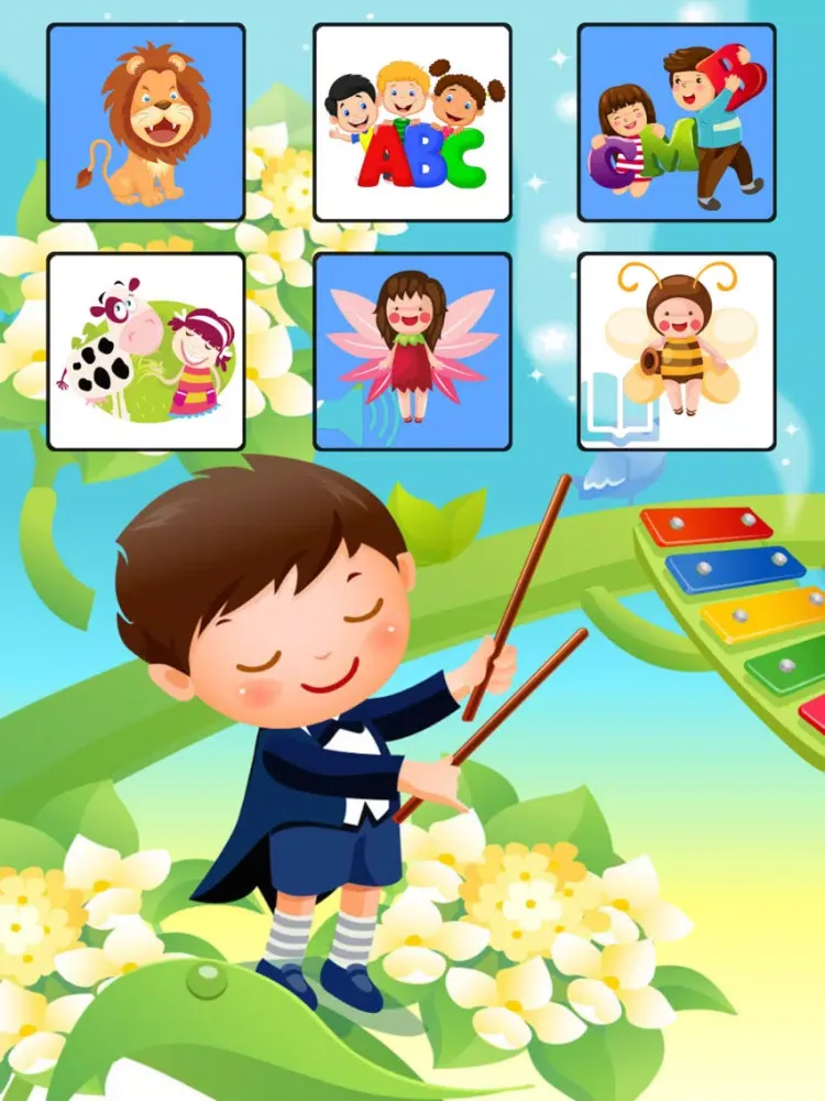 Dạy Bé Thông Minh Sớm, Bé Tập Nói Học Chữ Đánh Vần iPad 应用截图