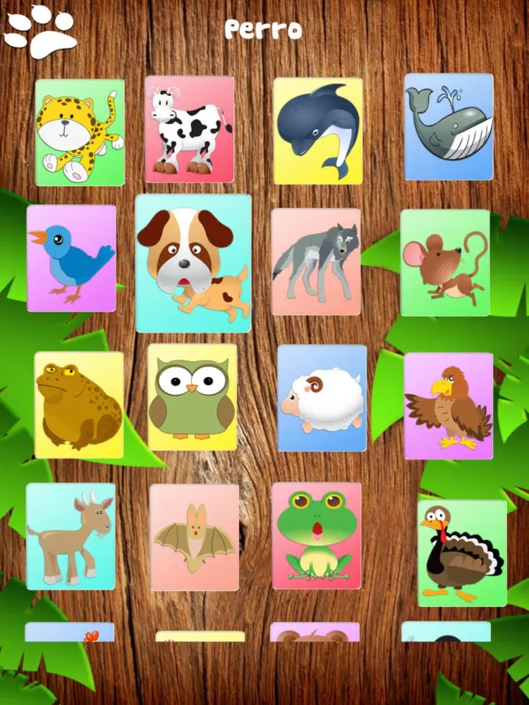 Capturas de tela do Animal Niño En Español-Kid learn animal in Spanish iPad 
