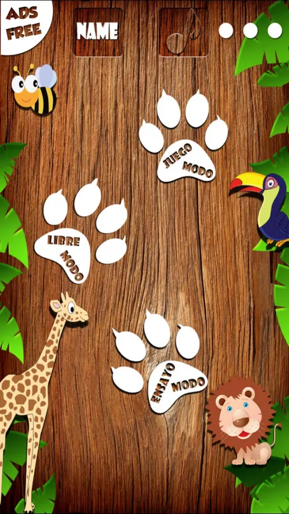 Capturas de tela do Animal Niño En Español-Kid learn animal in Spanish