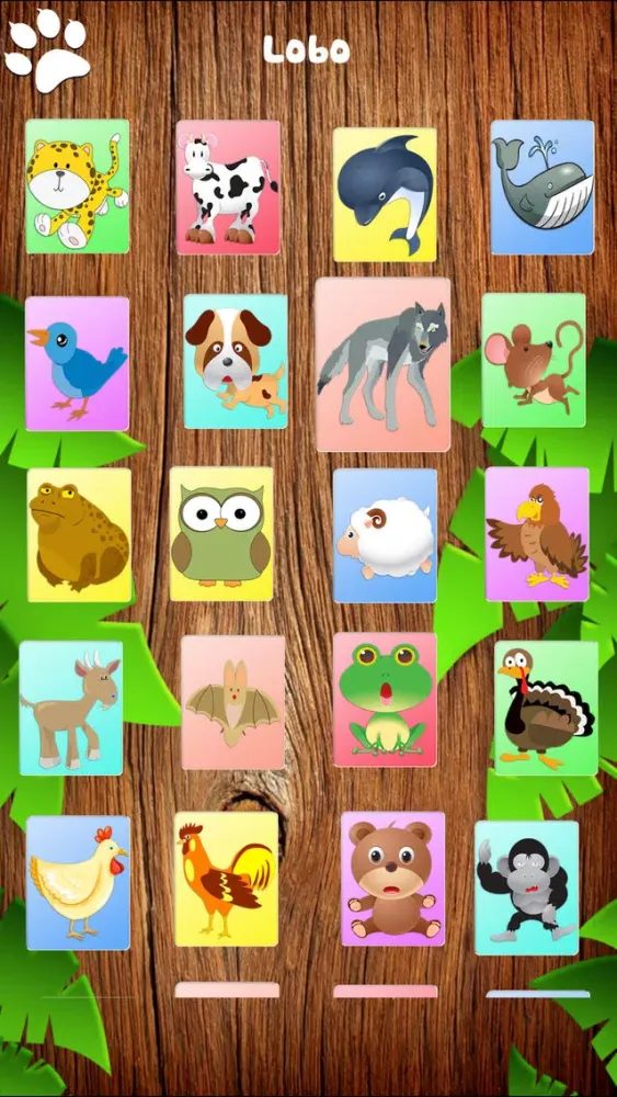 Capturas de tela do Animal Niño En Español-Kid learn animal in Spanish