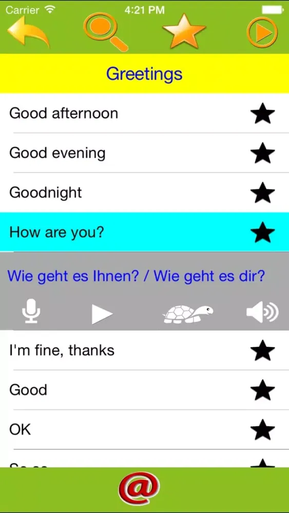 Speak German Everyday Phrases應用截圖