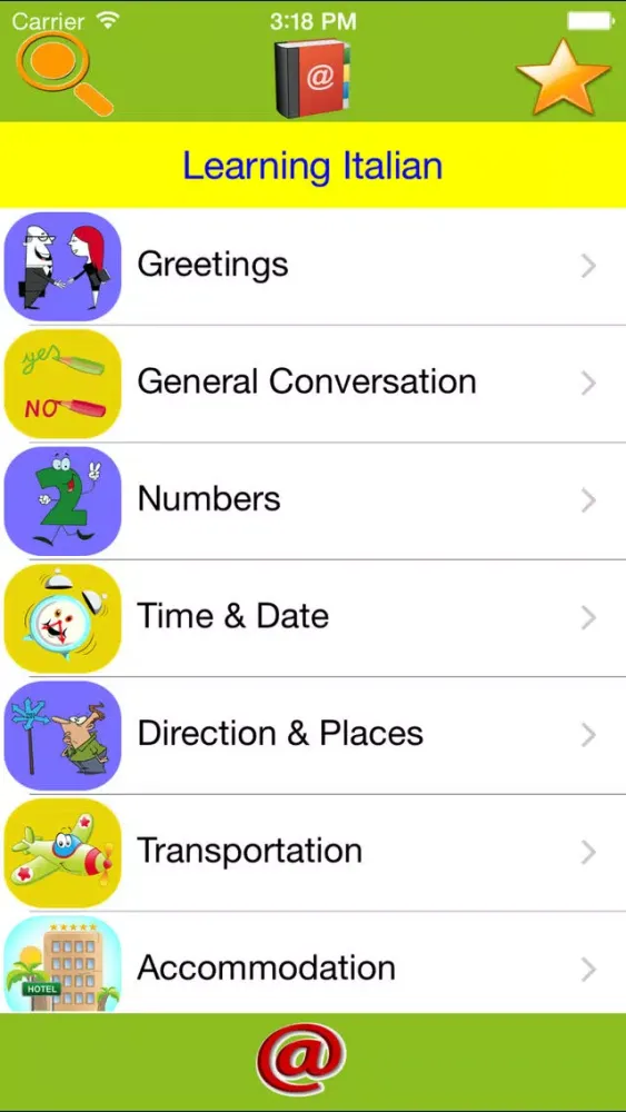 Speak Italian Everyday Phrases应用截图