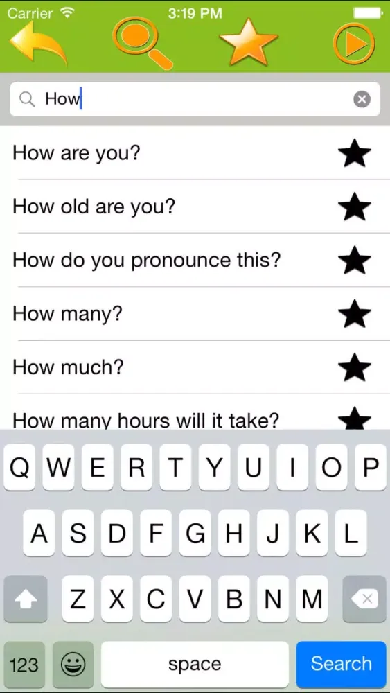Speak Italian Everyday Phrases应用截图