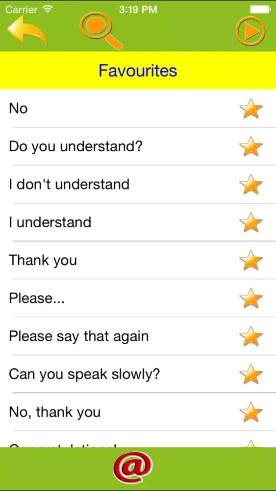 Speak Italian Everyday Phrases应用截图