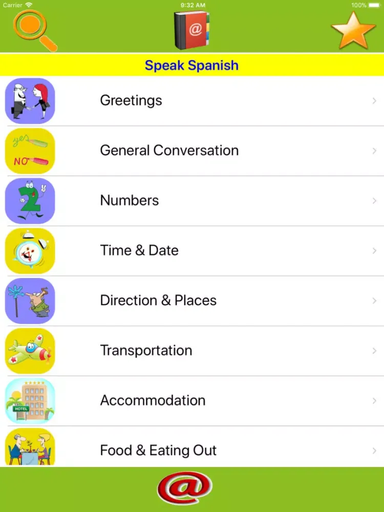 Скриншоты Speak Spanish Everyday Phrases iPad 