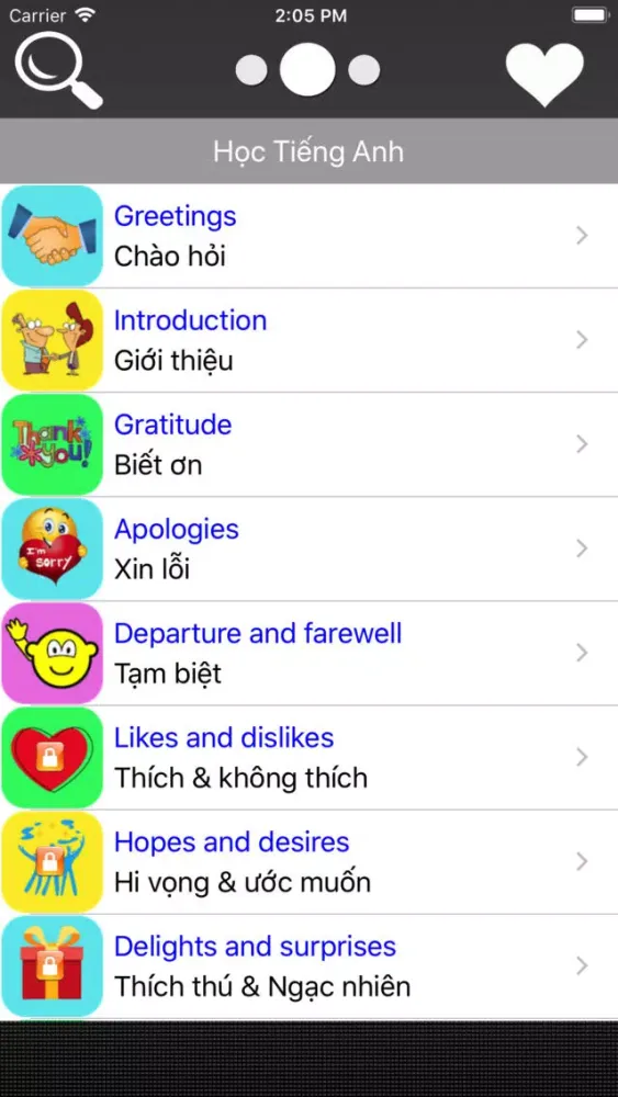 Screenshot di Tiếng Anh Giao Tiếp Hàng Ngày