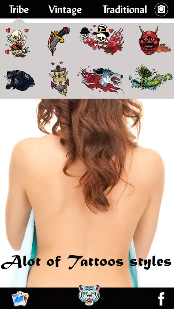 Tattoo Camera - create tattoo Screenshots